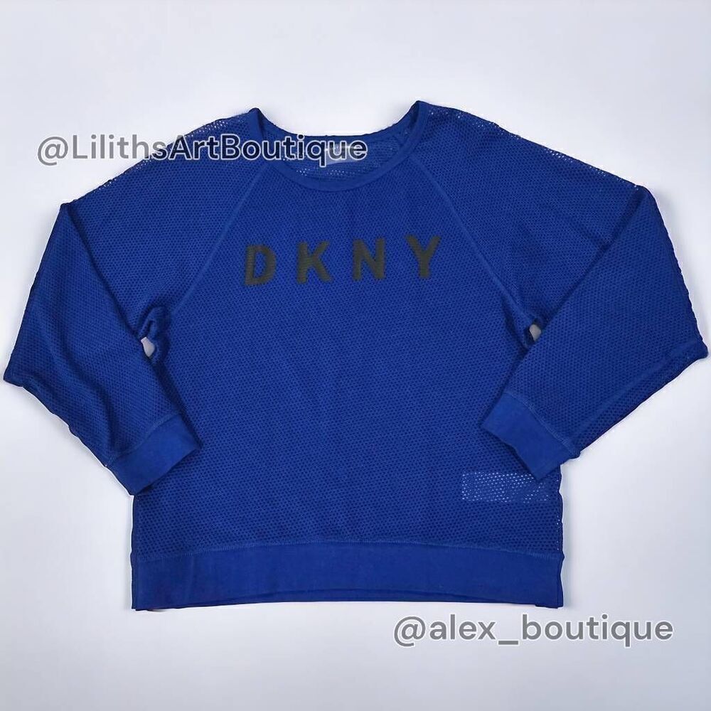 DKNY Sport Allover Mesh Sweatshirt(I002)-Size S for Women - Picture 5 of 9